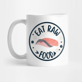 Tuna Sashimi Eat Raw Food Mug